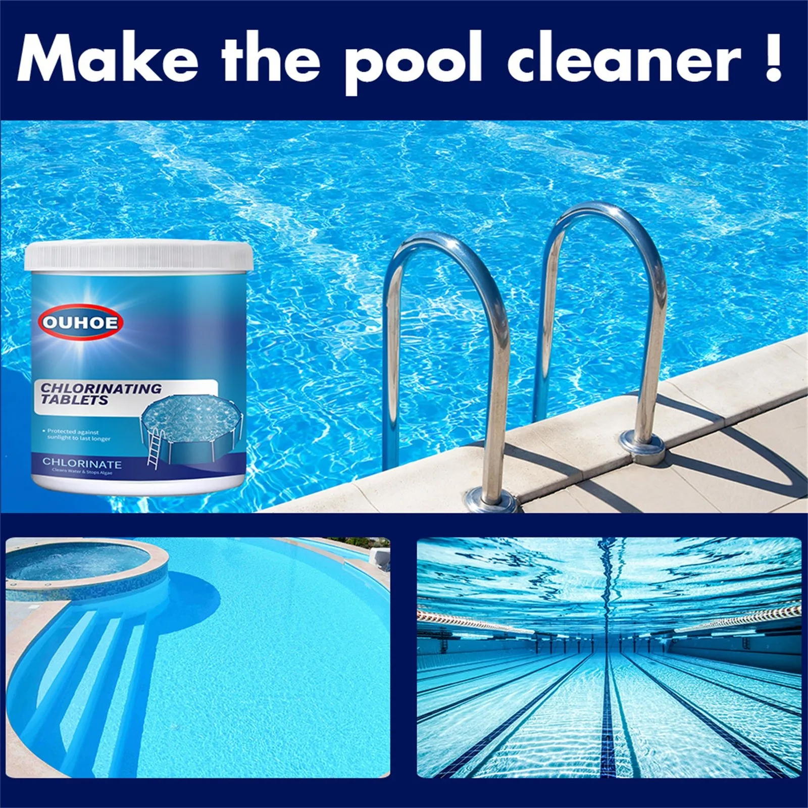 Multifunctional Effervescent Cleaning Tablet For Swimming Pool Chlorination Tablet For Small Swimming Pool
Multifunctional Effervescent Cleaning Tablet For Swimming Pool Chlorination Tablet For Small Swimming Pool