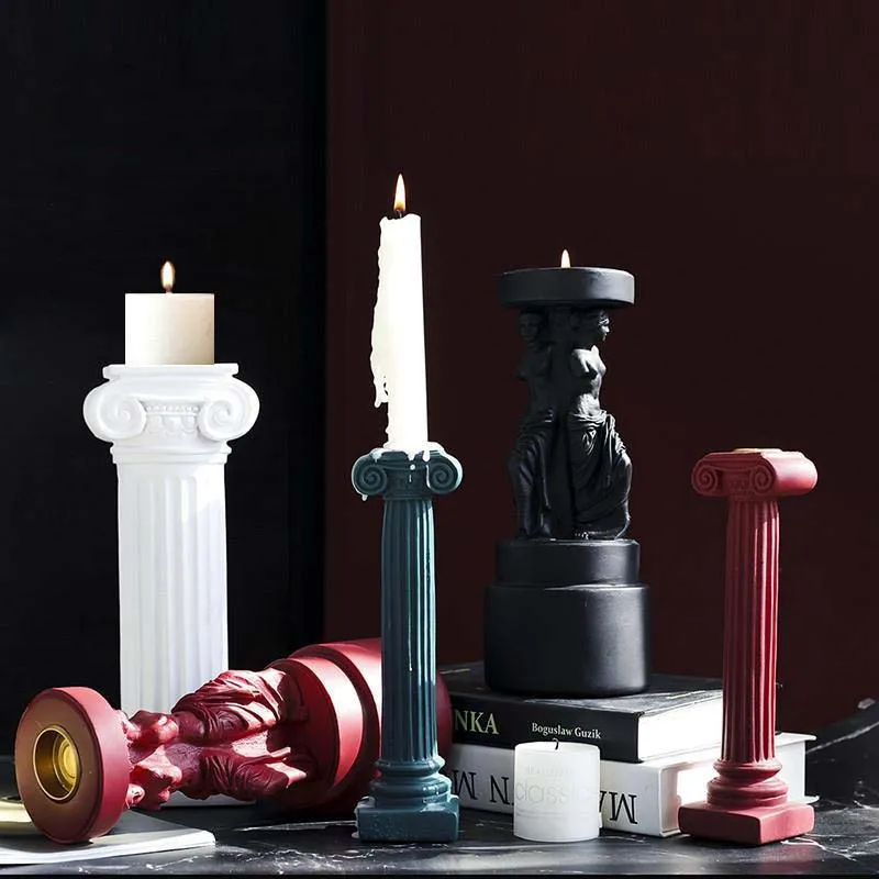 Nordic Home Decoration Aromatherapy Candle Holder Resin Sculpture Chandelier Silicone Candle Mold Retro Roman Column Shape
Nordic Home Decoration Aromatherapy Candle Holder Resin Sculpture Chandelier Silicone Candle Mold Retro Roman Column Shape