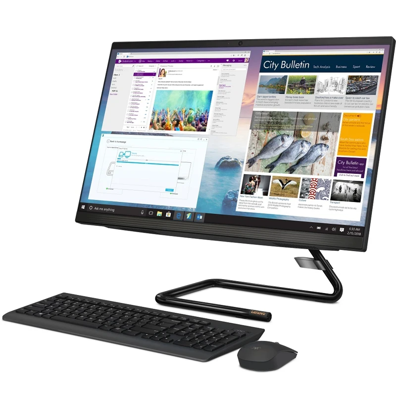 Моноблок LENOVO A340-24ICB 23.8 (1920 x 1080)/i5-8400T (1.7GHz)/8GB/1TB/DVDRW/INTEGRATED/WiFi/BT/KB/Mouse (USB)/DOS/F0E6001HRK |