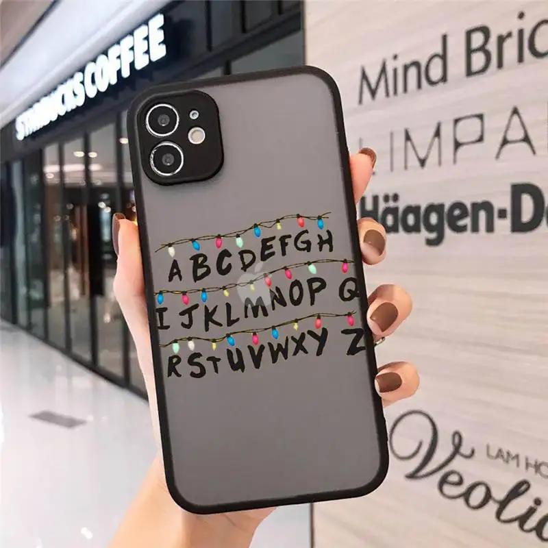 Stranger Things Christmas Lights Phone Case Matte Transparent for iPhone 7 8 11 12 s mini pro X XS XR MAX Plus cover funda
Stranger Things Christmas Lights Phone Case Matte Transparent for iPhone 7 8 11 12 s mini pro X XS XR MAX Plus cover funda