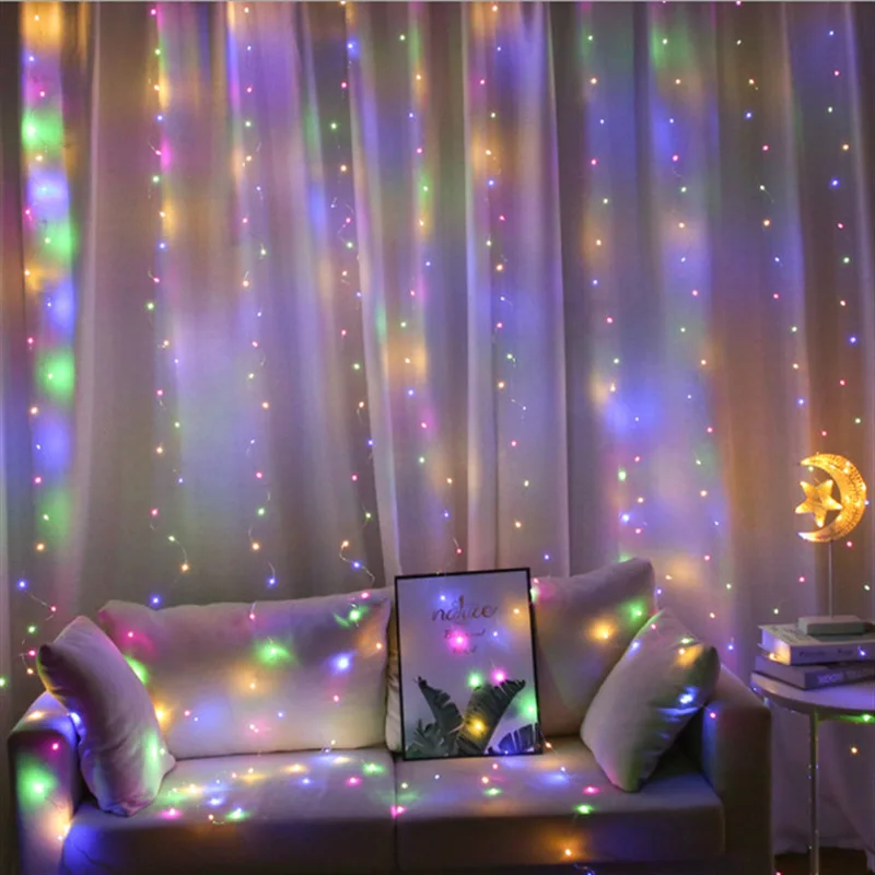 Outdoor fairy lights 3*3M string lights USB wedding wreath curtains 3M lights holiday indoor bedroom lights
Outdoor fairy lights 3*3M string lights USB wedding wreath curtains 3M lights holiday indoor bedroom lights