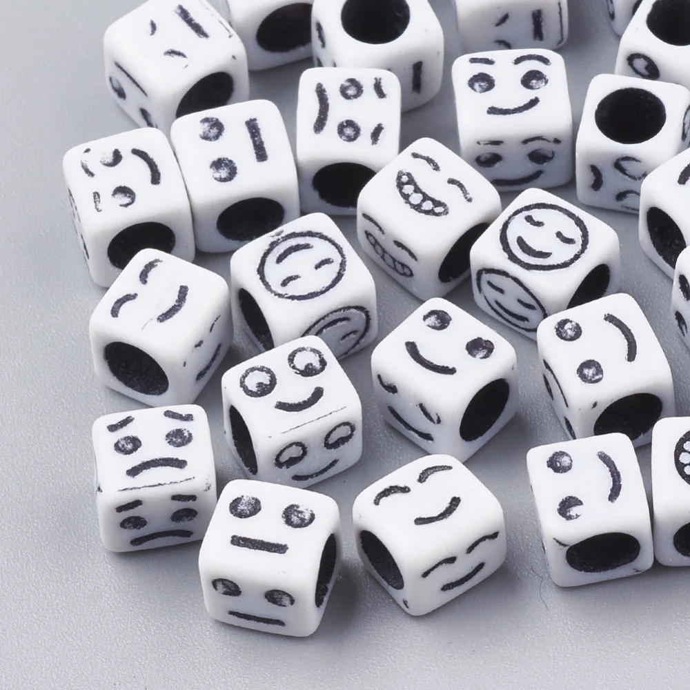 500g Craft Acrylic Beads Cube with Mixed Expression White 6x6x6mm Hole: 3.5mm about 3000PCS /500g
500g Craft Acrylic Beads Cube with Mixed Expression White 6x6x6mm Hole: 3.5mm about 3000PCS /500g