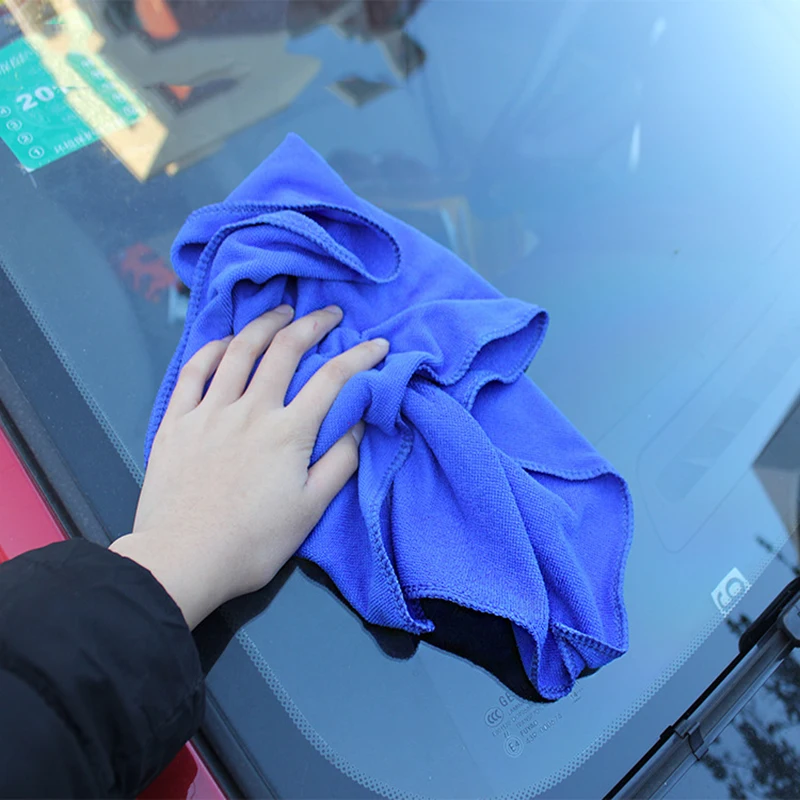 

1 шт. 30*70 полотенце для чистки автомобиля из микрофибры автомобиль мотоцикл стиральная Стекло домашнее полотенце для уборки специально для ...