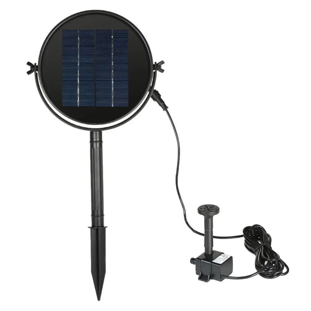 Outdoor Solar Garden Fountain Pump Solar Powered Fountain Garden Pond Submersible Water Pump Pool with 5pcs Spray Heads
Outdoor Solar Garden Fountain Pump Solar Powered Fountain Garden Pond Submersible Water Pump Pool with 5pcs Spray Heads