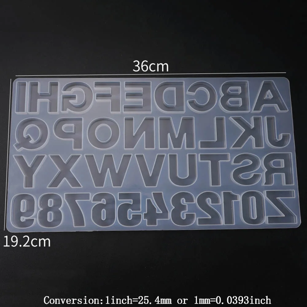 DIY Handmade Crystal Glue Epoxy Resin Mold Whole Board Digital Letter Jewelry Making Decoration Letter Silicone Mold For Resin
DIY Handmade Crystal Glue Epoxy Resin Mold Whole Board Digital Letter Jewelry Making Decoration Letter Silicone Mold For Resin