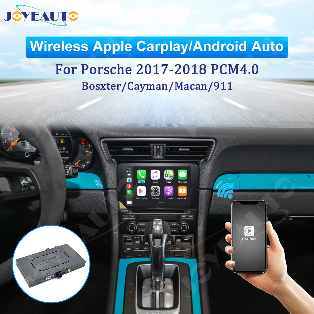 Joyeauto для Porsche Cayman Macan Bosxter 911 PCM4.0 2017 2018 беспроводной Apple Carplay автомобильные