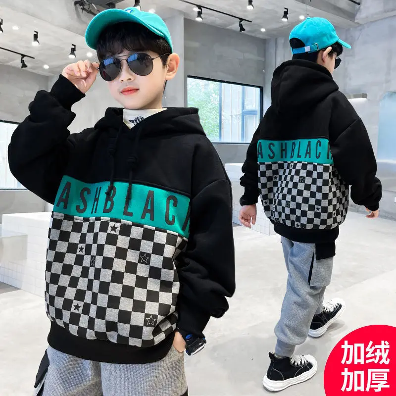Kids Hoodie Sweatshirt for Boy Letter Print Causal Coat For Spring Autumn Children Long Sleeve Cotton T Shirt For Boy Age 5-14T
Kids Hoodie Sweatshirt for Boy Letter Print Causal Coat For Spring Autumn Children Long Sleeve Cotton T Shirt For Boy Age 5-14T