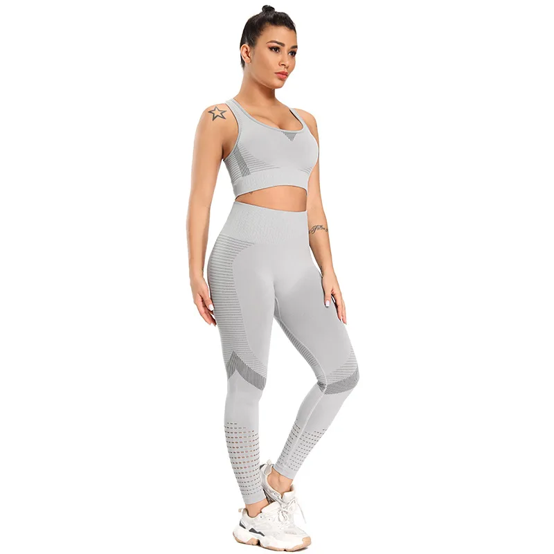 Bra + Pants 2 Pcs gym set yoga sets clothes sports bra running leggings sportswear fitness clothing suits workout athletic 
Bra + Pants 2 Pcs gym set yoga sets clothes sports bra running leggings sportswear fitness clothing suits workout athletic