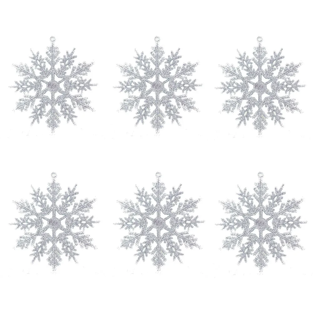 6pcs Gold Silver Glitter Powder Snowflake Xmas Ornaments Christmas Tree Decor Party Wedding DIY Home Decoration home decor 10cm
6pcs Gold Silver Glitter Powder Snowflake Xmas Ornaments Christmas Tree Decor Party Wedding DIY Home Decoration home decor 10cm