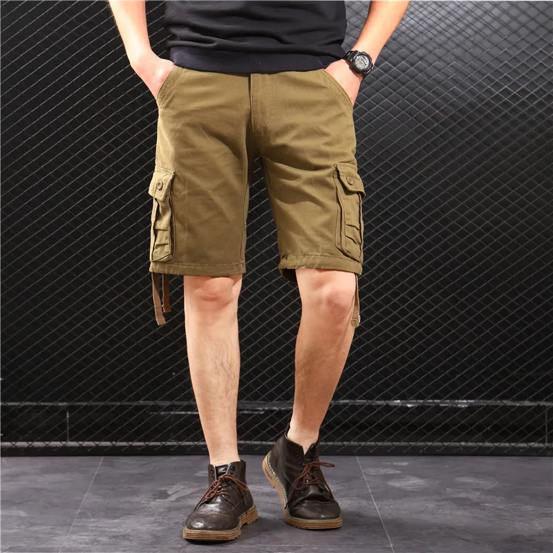 2020 Summer Men's Classic-Fit Cargo Shorts Men Multi Pocket Workwear Tactical Military Mens Shorts Plus Size 29-44
2020 Summer Men's Classic-Fit Cargo Shorts Men Multi Pocket Workwear Tactical Military Mens Shorts Plus Size 29-44
