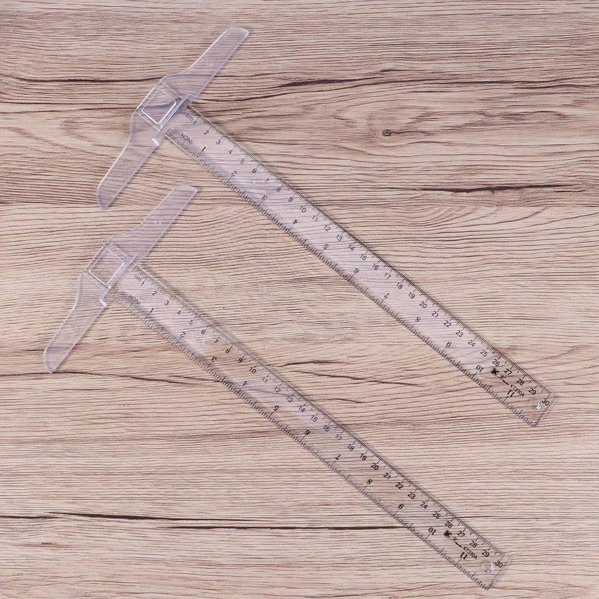 2pcs 30cm T-Square Double Side Scale Plastic Measuring Tool T Shape Ruler for Drafting and General Layout Work (inch,)
2pcs 30cm T-Square Double Side Scale Plastic Measuring Tool T Shape Ruler for Drafting and General Layout Work (inch,)