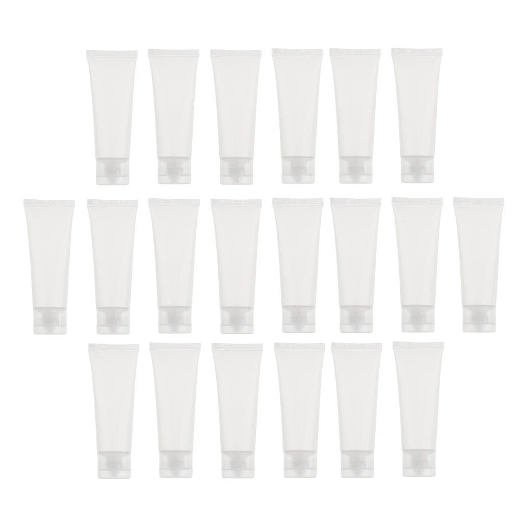 200Pcs Clear 50ml Empty Cosmetic Tubes Squeeze Flip Cap for Shampoo Makeup
200Pcs Clear 50ml Empty Cosmetic Tubes Squeeze Flip Cap for Shampoo Makeup