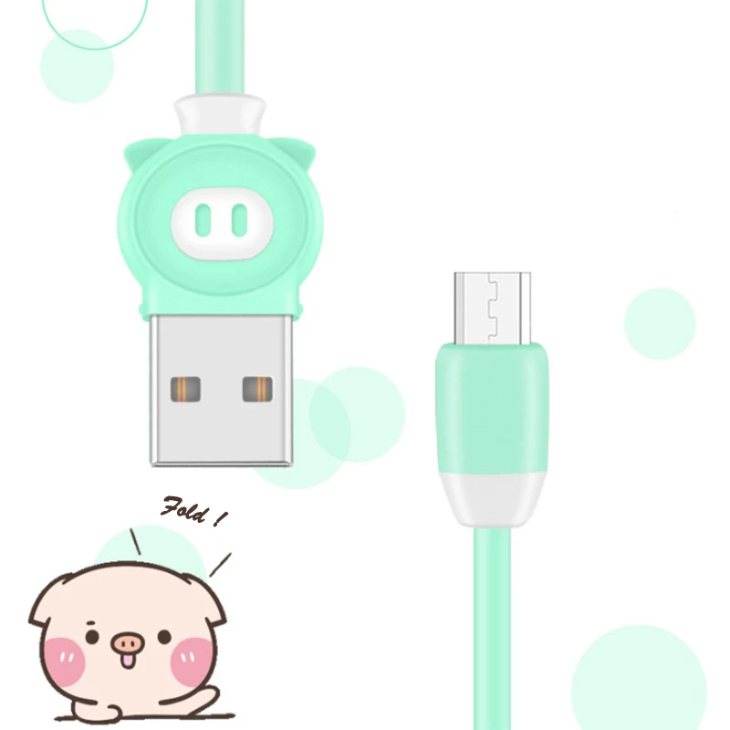 Cartoon Pig Micro USB Type C Sync Data Fast Charging Cable For All Android Phone Sync Data Phone Cables
Cartoon Pig Micro USB Type C Sync Data Fast Charging Cable For All Android Phone Sync Data Phone Cables