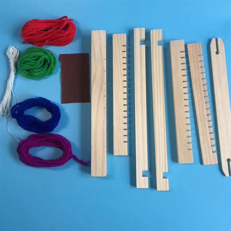 Wooden Knitter Toys Children DIY Handmade Woolen Yarn Weaving Machine Educational Knitter for Girl Boy (Khaki)
Wooden Knitter Toys Children DIY Handmade Woolen Yarn Weaving Machine Educational Knitter for Girl Boy (Khaki)