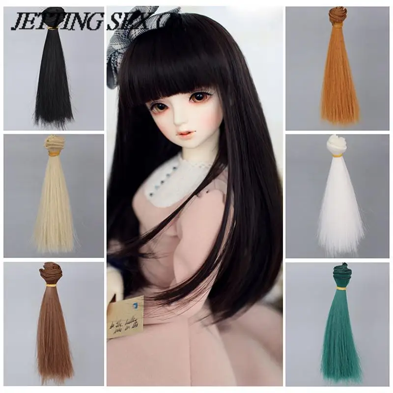1 piece 15cm length natrual black brown pink green blue red white color thick wigs doll hair
1 piece 15cm length natrual black brown pink green blue red white color thick wigs doll hair