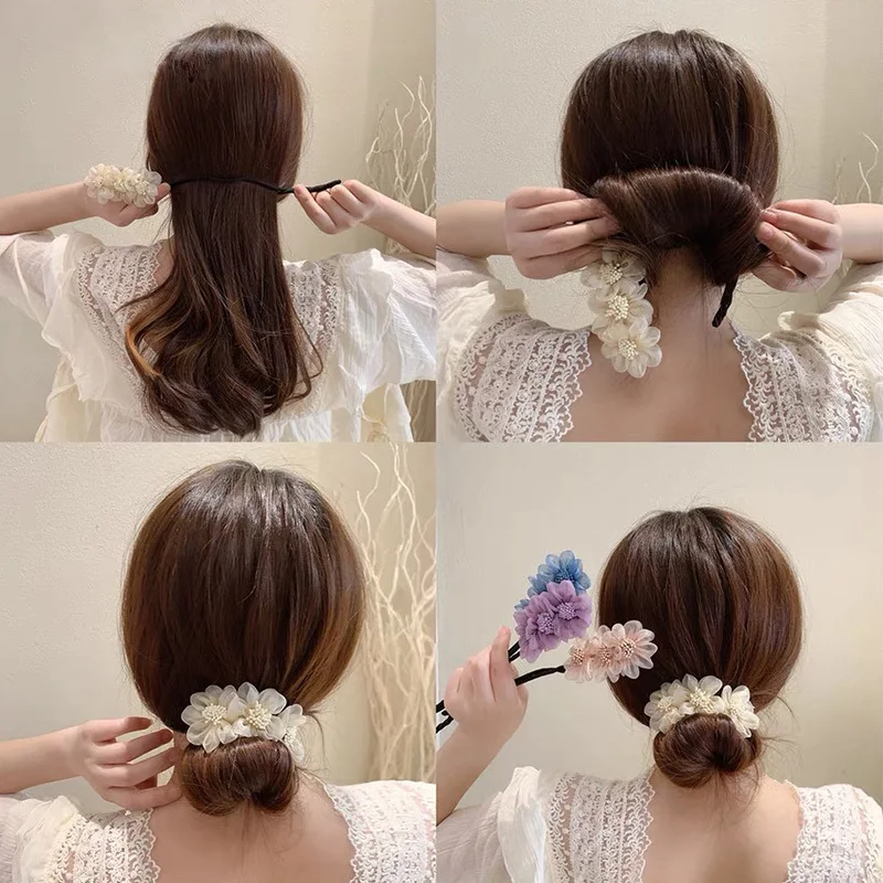 Elegant Chiffon Flowers Women Hair Bands Hair Accessories Korean Maruko Hairstyles Making Hairbands Fashion Girls Headwear 2021
Elegant Chiffon Flowers Women Hair Bands Hair Accessories Korean Maruko Hairstyles Making Hairbands Fashion Girls Headwear 2021