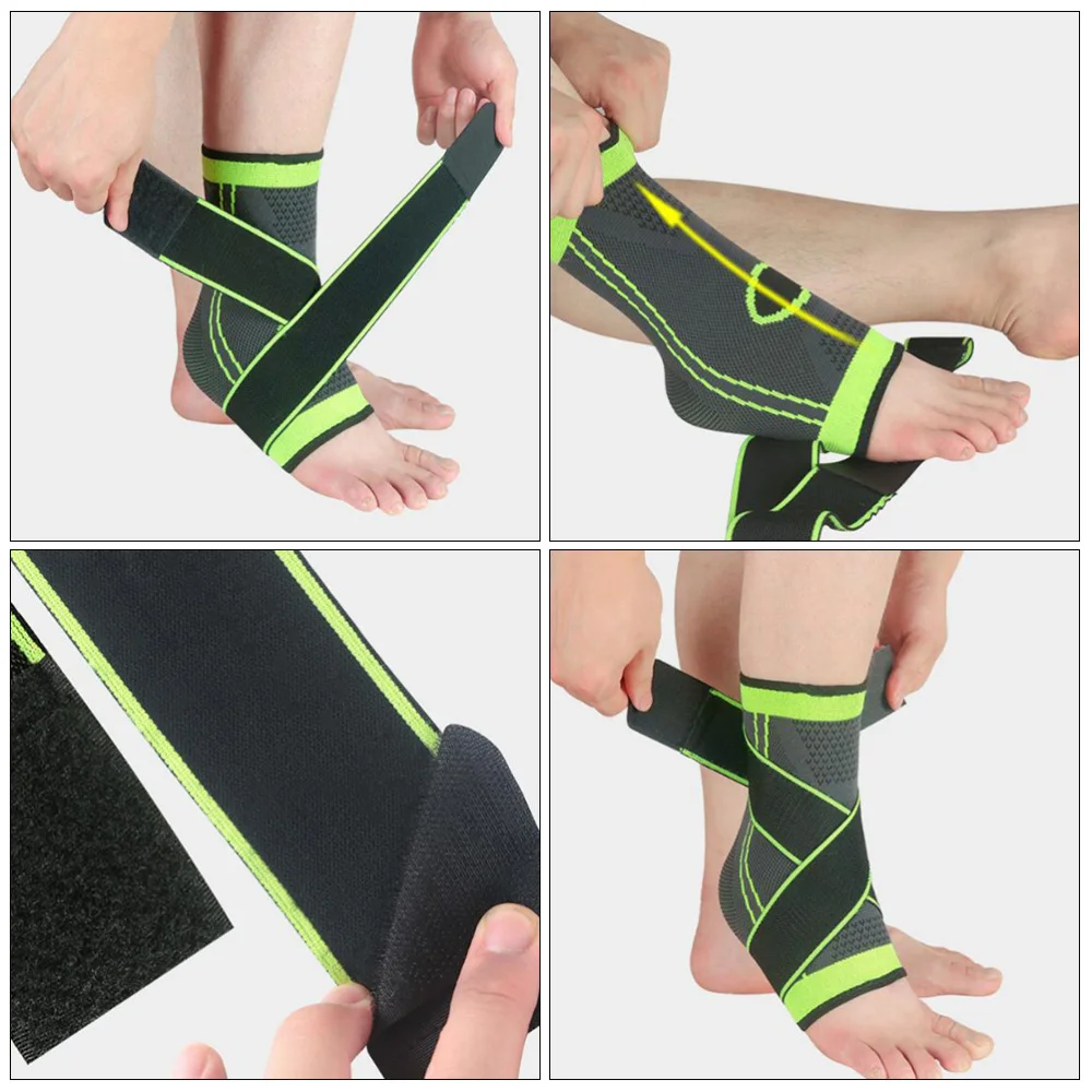 Breathable Elastic Ankle Brace Sports Ankle Brace Ankle for Ankle Sprain (Green)
Breathable Elastic Ankle Brace Sports Ankle Brace Ankle for Ankle Sprain (Green)