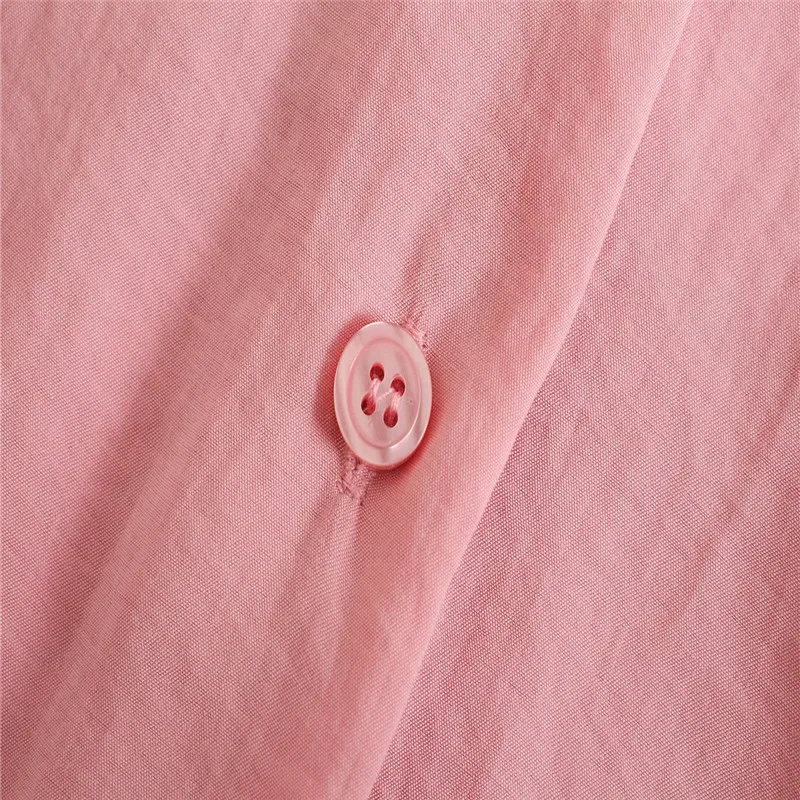 Za 2021 Summer Pink Oversized Shirt Women Long Sleeve Loose Casual Shirts Woman Fashion Button Up Back Pleat Vintage Top Blouse
Za 2021 Summer Pink Oversized Shirt Women Long Sleeve Loose Casual Shirts Woman Fashion Button Up Back Pleat Vintage Top Blouse