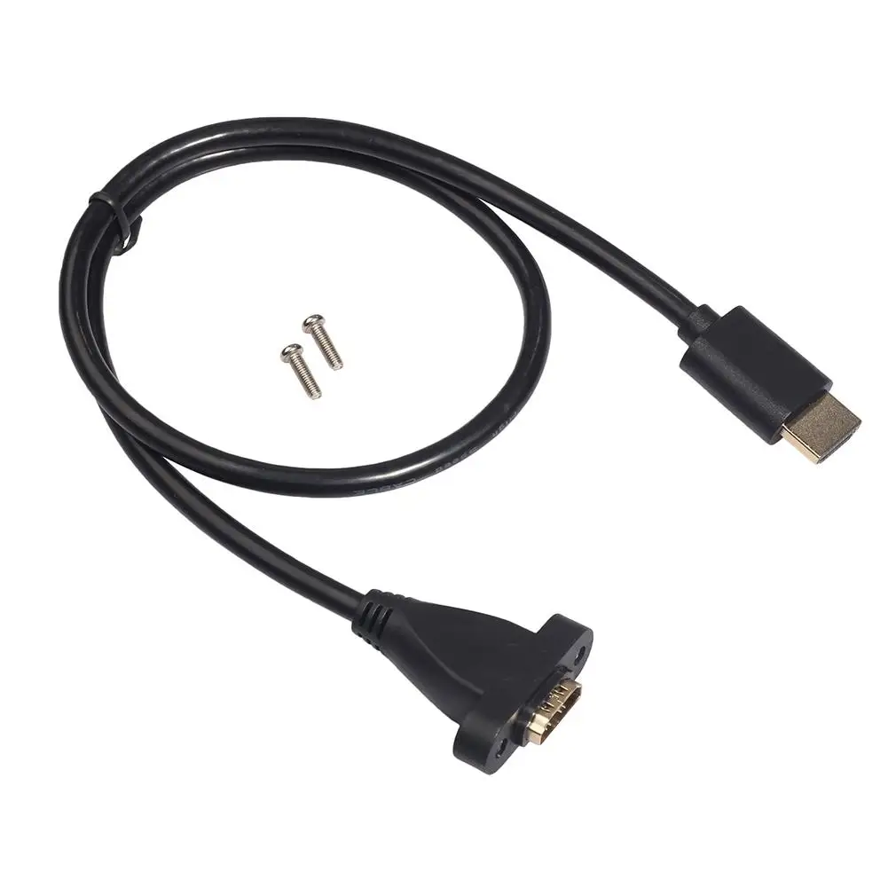 Удлинительный кабель HDMI, 1,4 В, 0,3 м, 0,6 м, 1,2 м, адаптер «Папа-мама» м, с винтовым креплением для HD TV, аксессуары для проектов
Удлинительный кабель HDMI, 1,4 В, 0,3 м, 0,6 м, 1,2 м, адаптер «Папа-мама» м, с винтовым креплением для HD TV, аксессуары для проектов