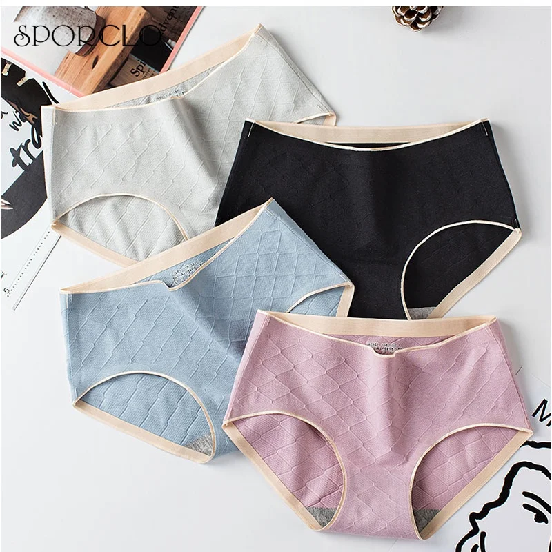 SPORCLO 1 PC L-XXL Breathable Cotton Panties Female Mid-Waist 10 Solid Color Underwear Soft Stretchable Women Underpant Lingerie
SPORCLO 1 PC L-XXL Breathable Cotton Panties Female Mid-Waist 10 Solid Color Underwear Soft Stretchable Women Underpant Lingerie