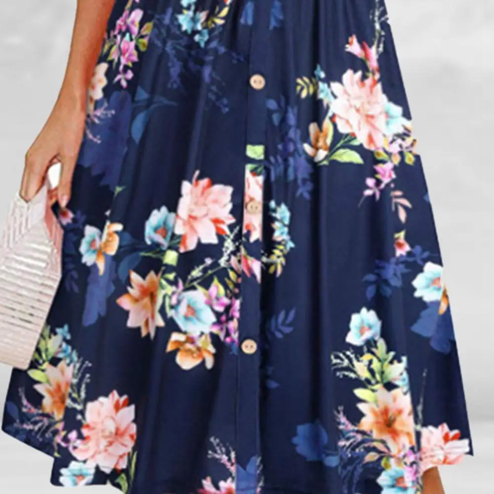 2021 Printed Dress Summer Women Leaf Print Spaghetti Straps V Neck Bow Buttons Dresses for Party Vacation
2021 Printed Dress Summer Women Leaf Print Spaghetti Straps V Neck Bow Buttons Dresses for Party Vacation