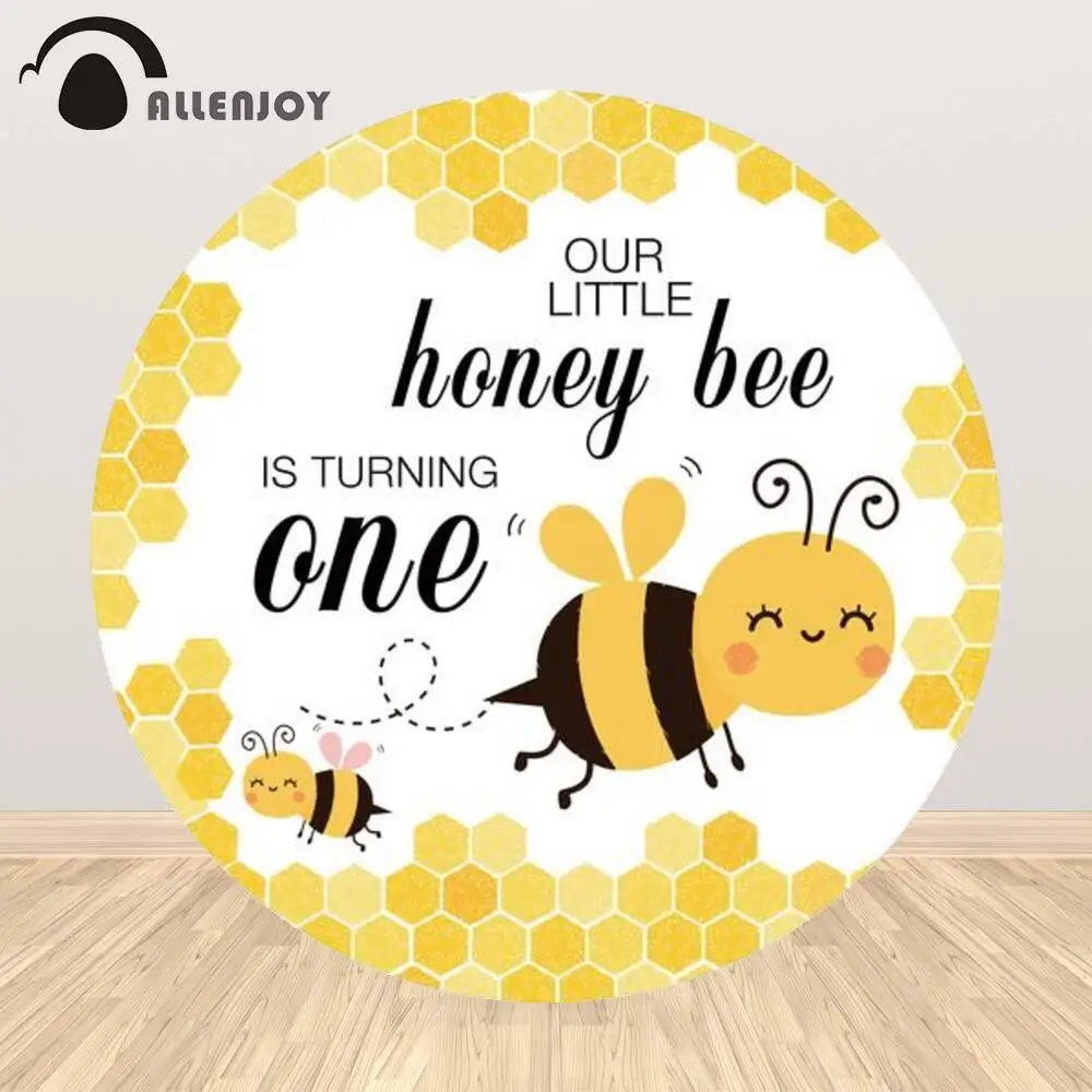 Allenjoy Cute Honey Bee Round Photography Backdrop Baby Shower Birthday Party Supplies Circle Elastic Table Covers Decoration
Allenjoy Cute Honey Bee Round Photography Backdrop Baby Shower Birthday Party Supplies Circle Elastic Table Covers Decoration