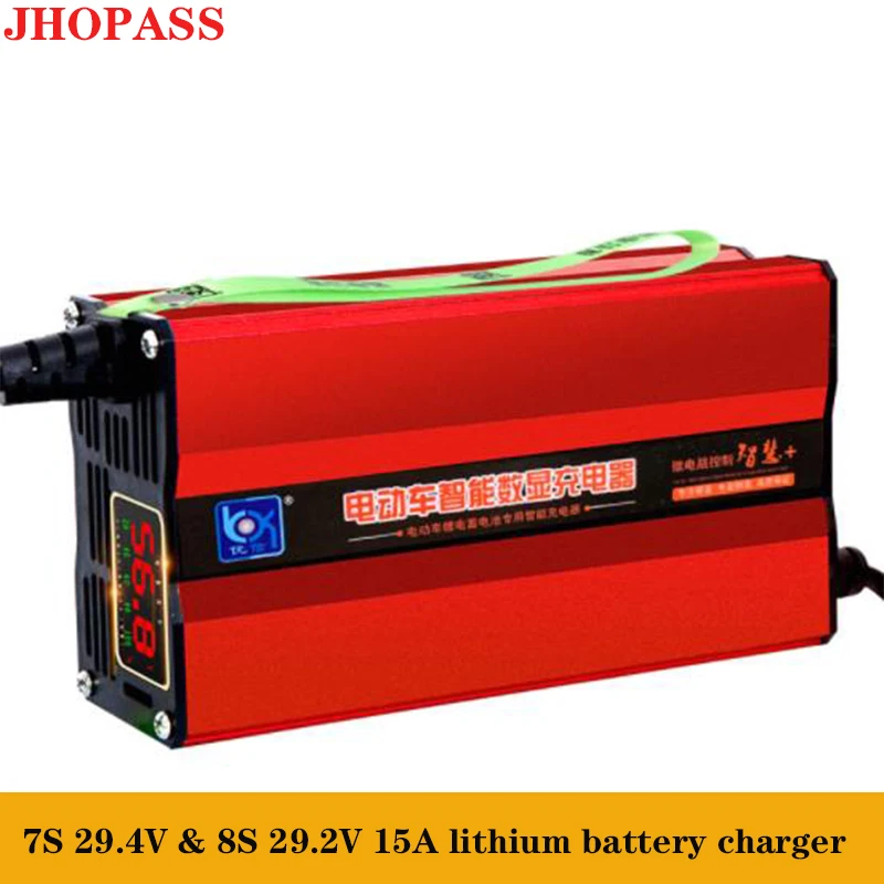 ЖК-дисплей 7S 29,4 V 15A Smart HQ 8S 29,2 V 15A выход 220V 24V 15A литиевое зарядное устройство для электровелосипеда, вилочного погрузчика, мотоцикла
ЖК-дисплей 7S 29,4 V 15A Smart HQ 8S 29,2 V 15A выход 220V 24V 15A литиевое зарядное устройство для электровелосипеда, вилочного погрузчика, мотоцикла