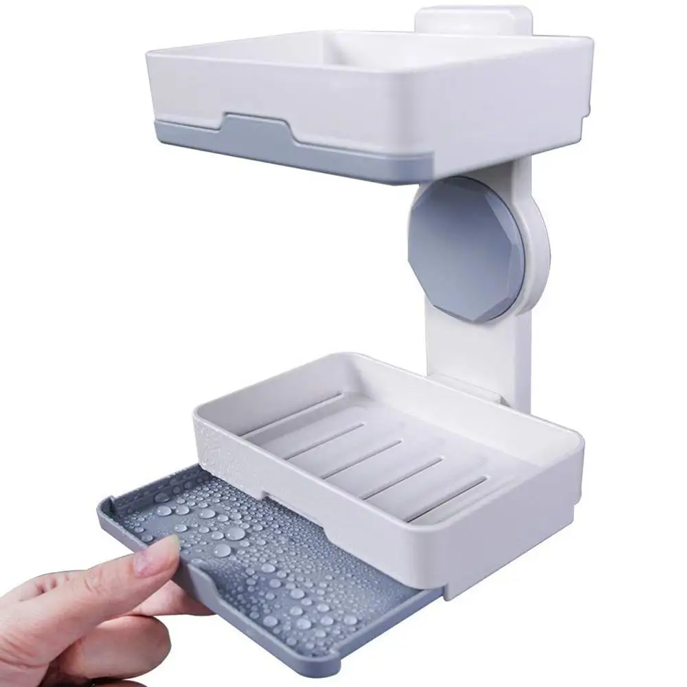 Kitchen Bathroom Drain Type Storage Rack Self-adhesive Double-layer Soap Box Sponge Rack Punching-free Installation Detachable
Kitchen Bathroom Drain Type Storage Rack Self-adhesive Double-layer Soap Box Sponge Rack Punching-free Installation Detachable