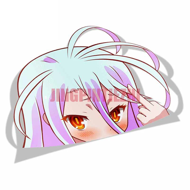 Cartoon Car Sticker for Shiro No Game No Life Peeker Big Head Anime Vinyl Rear Windshield Trunk Stickers Car Accessories
Cartoon Car Sticker for Shiro No Game No Life Peeker Big Head Anime Vinyl Rear Windshield Trunk Stickers Car Accessories