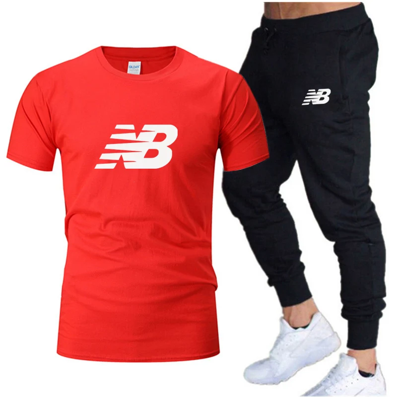 Summer New Trend of Men's Fashion Suit Personalized Printing Sports Short Sleeve T Shirt + Pants Casual men set 2021 
Summer New Trend of Men's Fashion Suit Personalized Printing Sports Short Sleeve T Shirt + Pants Casual men set 2021
