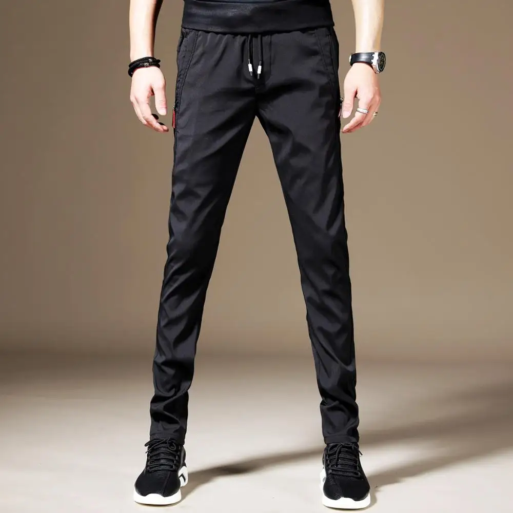 Black Casual Joggers Pants Men Summer Lightweight Fashion Slim Fit Elastic Waist Drawstring Sport Trousers
Black Casual Joggers Pants Men Summer Lightweight Fashion Slim Fit Elastic Waist Drawstring Sport Trousers
