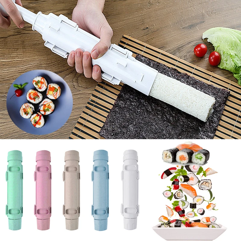 DIY Sushi Mold Making Machine Household Cylindrical Barrel Shaped Sushi Rice Ball Mold Non Stick Vegetable Meat Kitchen Tool 
DIY Sushi Mold Making Machine Household Cylindrical Barrel Shaped Sushi Rice Ball Mold Non Stick Vegetable Meat Kitchen Tool
