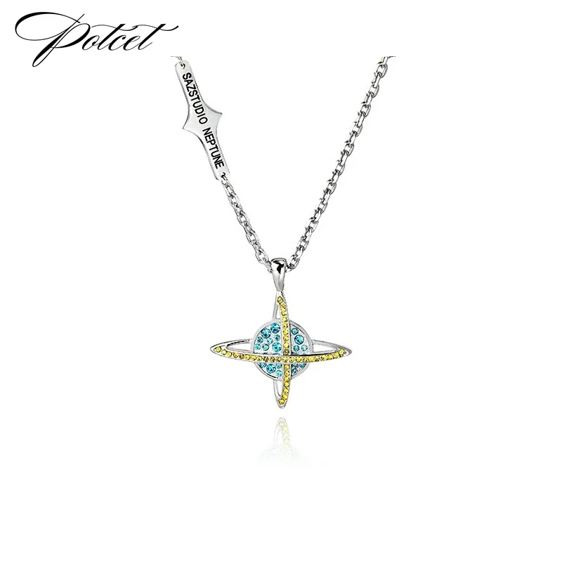 POTCET Pendants Titanium Steel Geometric Irregularity Travel Anniversary Necklace
POTCET Pendants Titanium Steel Geometric Irregularity Travel Anniversary Necklace