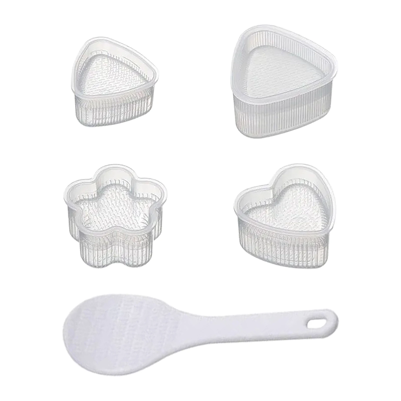 5pcs Kitchen Gadgets Triangle Onigiri Maker Japanese Cooking Food Press Rice Ball Accessories Bento Sushi Mold Set Flower Shape
5pcs Kitchen Gadgets Triangle Onigiri Maker Japanese Cooking Food Press Rice Ball Accessories Bento Sushi Mold Set Flower Shape