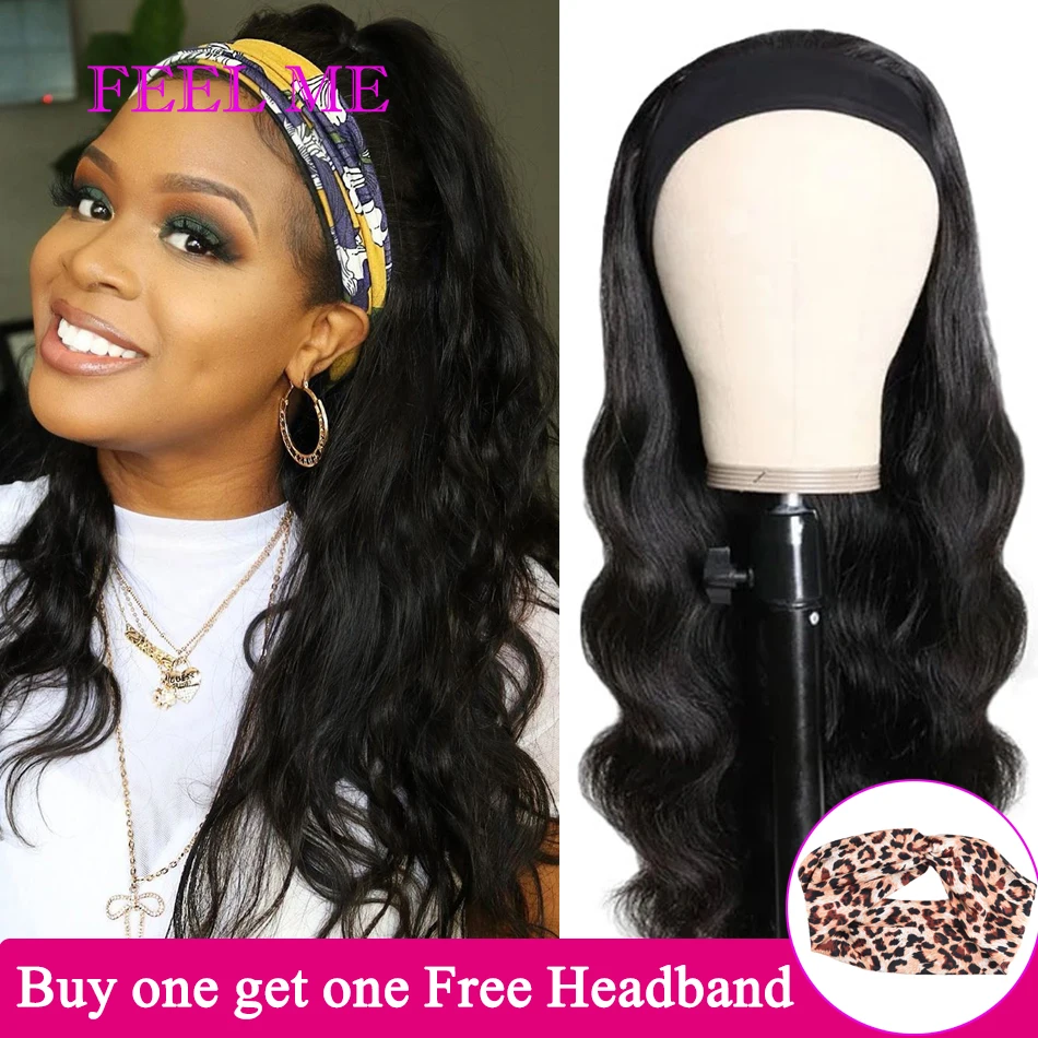 FEELME Headband Wig Human Hair Brazilian Body Wave Fashion Scarf Wig Human Hair Wigs Glueless Wigs for Black Women Natural Color
FEELME Headband Wig Human Hair Brazilian Body Wave Fashion Scarf Wig Human Hair Wigs Glueless Wigs for Black Women Natural Color