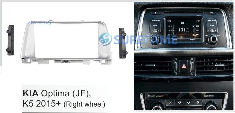 9 дюймов Автомобиль фриз радио Панель для kiaоптима (JF) K5 2015 + (правый руль) Даш
