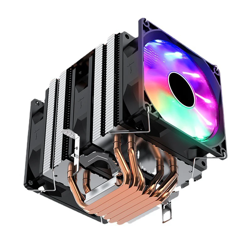 CPU Cooler 6 Heatpipes RGB Radiator Silent PWM 4PIN 130W For AM3 AM4 Intel LGA 1150 1151 1155 1200 1366 2011 X79 X99 Ventilador
CPU Cooler 6 Heatpipes RGB Radiator Silent PWM 4PIN 130W For AM3 AM4 Intel LGA 1150 1151 1155 1200 1366 2011 X79 X99 Ventilador