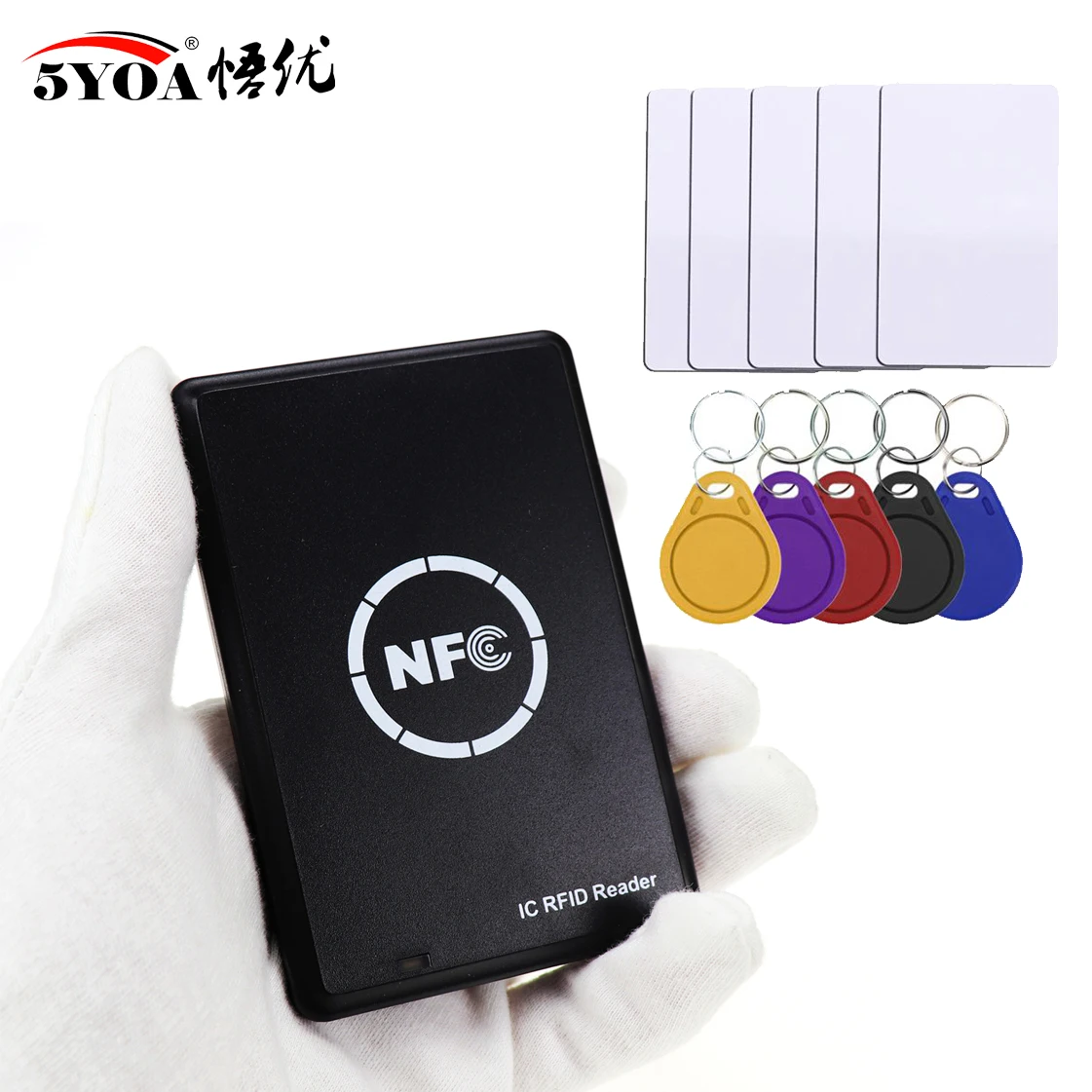 Считыватель смарт карт NFC копировальный аппарат RFID 13 56 МГц USB программатор