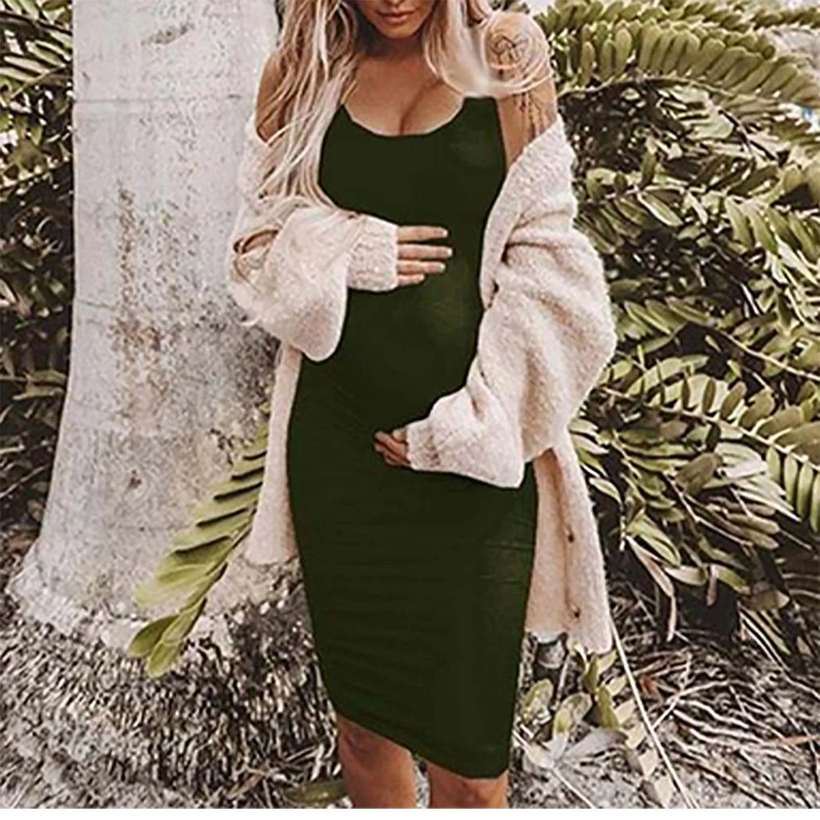 Maternity Dresses 2021top Summer Round Neck Sleeveless Solid Color Maternity Vest Dress Maternity Pregnancy Bodycon Clothes
Maternity Dresses 2021top Summer Round Neck Sleeveless Solid Color Maternity Vest Dress Maternity Pregnancy Bodycon Clothes