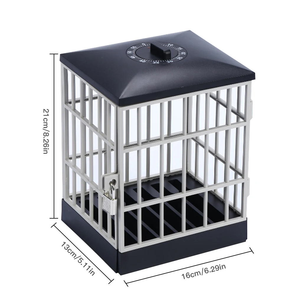 Mobile Phone Jail Cell Prison Lock Up Safe Smartphone Home Table Office Gadget Quality Storage Box Locking Cage Party Storage 
Mobile Phone Jail Cell Prison Lock Up Safe Smartphone Home Table Office Gadget Quality Storage Box Locking Cage Party Storage