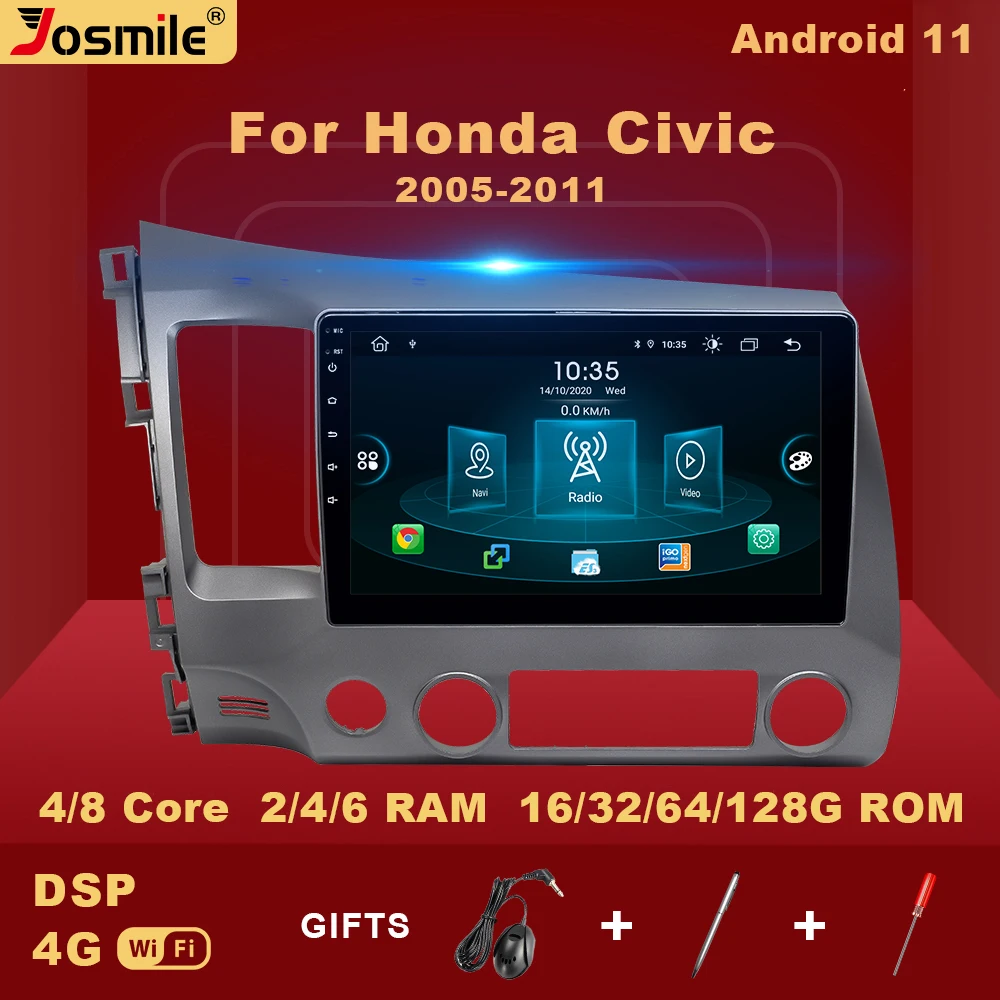 2 din Android 11 автомобильный мультимедийный плеер для Honda Civic 8 2005-2011 радио-навигация GPS AI Голосовое управление Carplay 4 Гб Wifi DSP
2 din Android 11 автомобильный мультимедийный плеер для Honda Civic 8 2005-2011 радио-навигация GPS AI Голосовое управление Carplay 4 Гб Wifi DSP