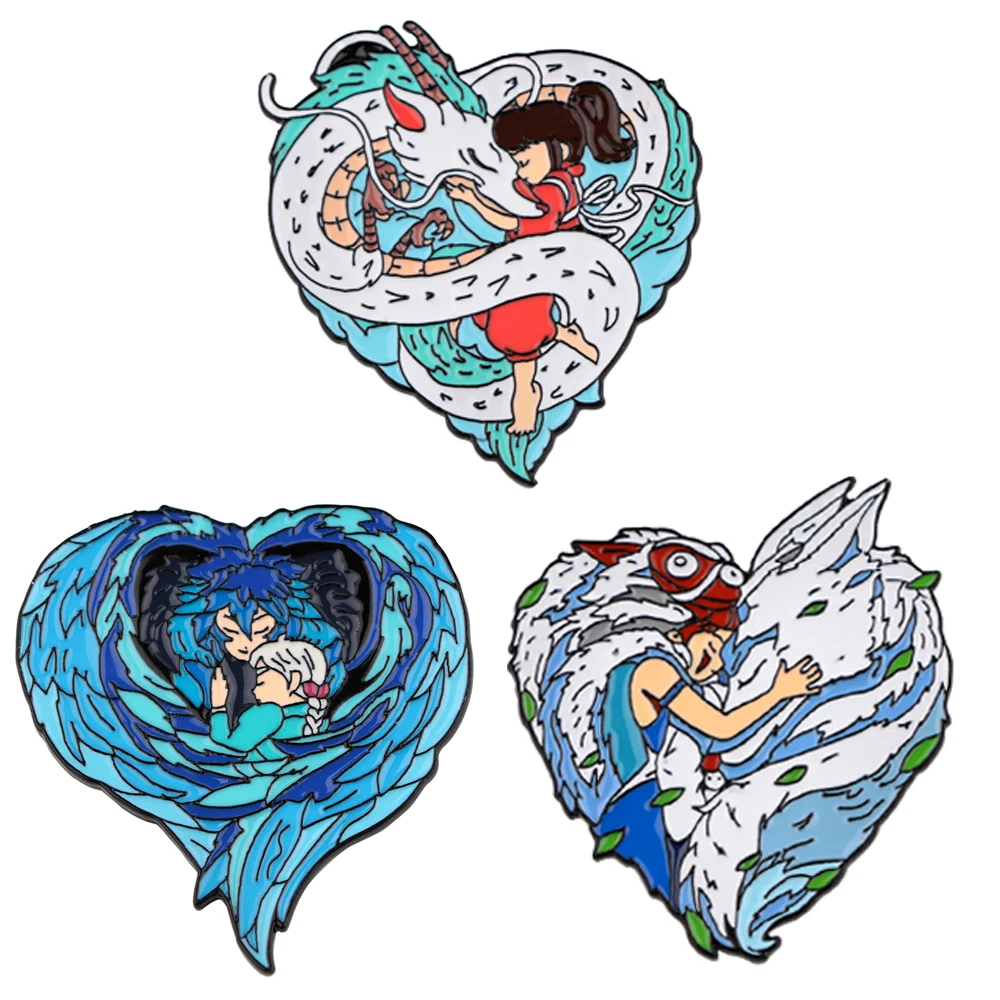 Эмалированные значки LB2637 с белым драконом значок дух и Принцесса значки для рюкзака воротника лацкана заколка шляпы ювелирные изделия колл...
Эмалированные значки LB2637 с белым драконом значок дух и Принцесса значки для рюкзака воротника лацкана заколка шляпы ювелирные изделия колл...