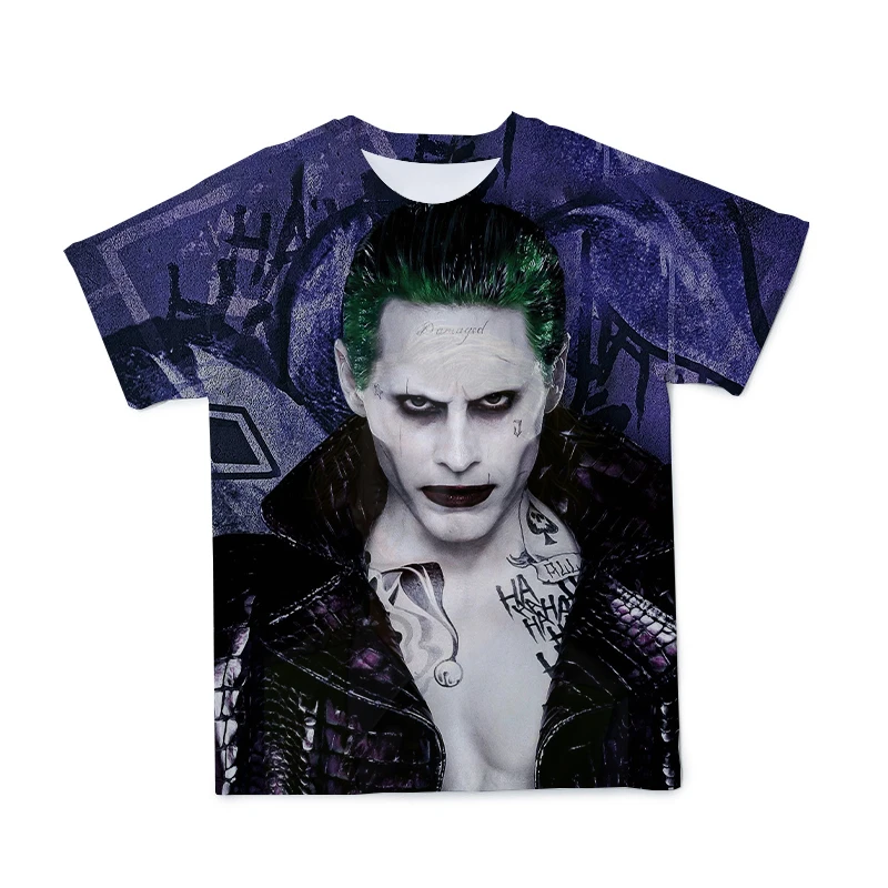 Summer New Joker 3D Men's T-Shirt Casual O-Neck Short-Sleeved Men's And Women's Fashion T-Shirt Couple Clothing (Customizable)
Summer New Joker 3D Men's T-Shirt Casual O-Neck Short-Sleeved Men's And Women's Fashion T-Shirt Couple Clothing (Customizable)