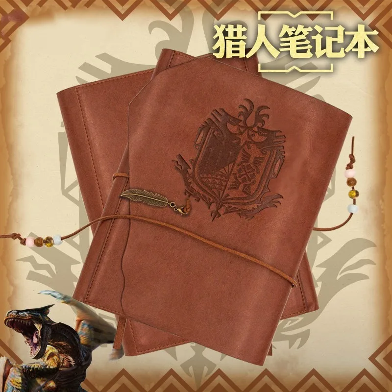 Japan Anime Game Monster Hunter Cosplay Retro PU Leather Notebook Journal Diary Workbook Hand Book A5 Notebook Binders Kids Gift
Japan Anime Game Monster Hunter Cosplay Retro PU Leather Notebook Journal Diary Workbook Hand Book A5 Notebook Binders Kids Gift