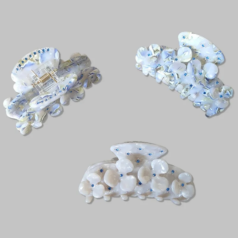 2021 Luxury New For Women White Flower Diamante Medium Hair Clip Accessories Acetate Sheet Girls Fine Color Hairpins Headdress
2021 Luxury New For Women White Flower Diamante Medium Hair Clip Accessories Acetate Sheet Girls Fine Color Hairpins Headdress