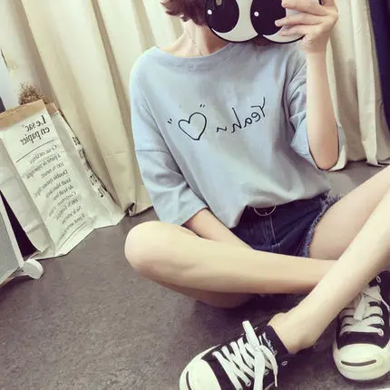 short T-shirt 2020 summer new loose korean version of fashionable students'original stay style short sleeves
short T-shirt 2020 summer new loose korean version of fashionable students'original stay style short sleeves