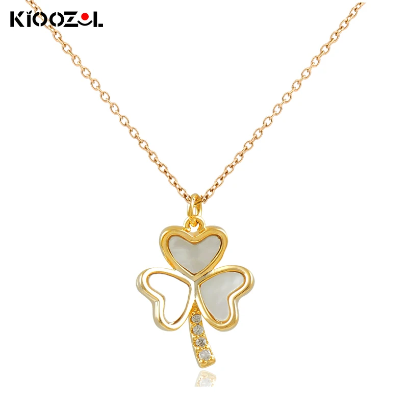 KIOOZOL Heart Shaped Shell Flower Pendant Gold Silver Color Necklace For Women Fashion Wedding Party Jewelry 783 KO2
KIOOZOL Heart Shaped Shell Flower Pendant Gold Silver Color Necklace For Women Fashion Wedding Party Jewelry 783 KO2