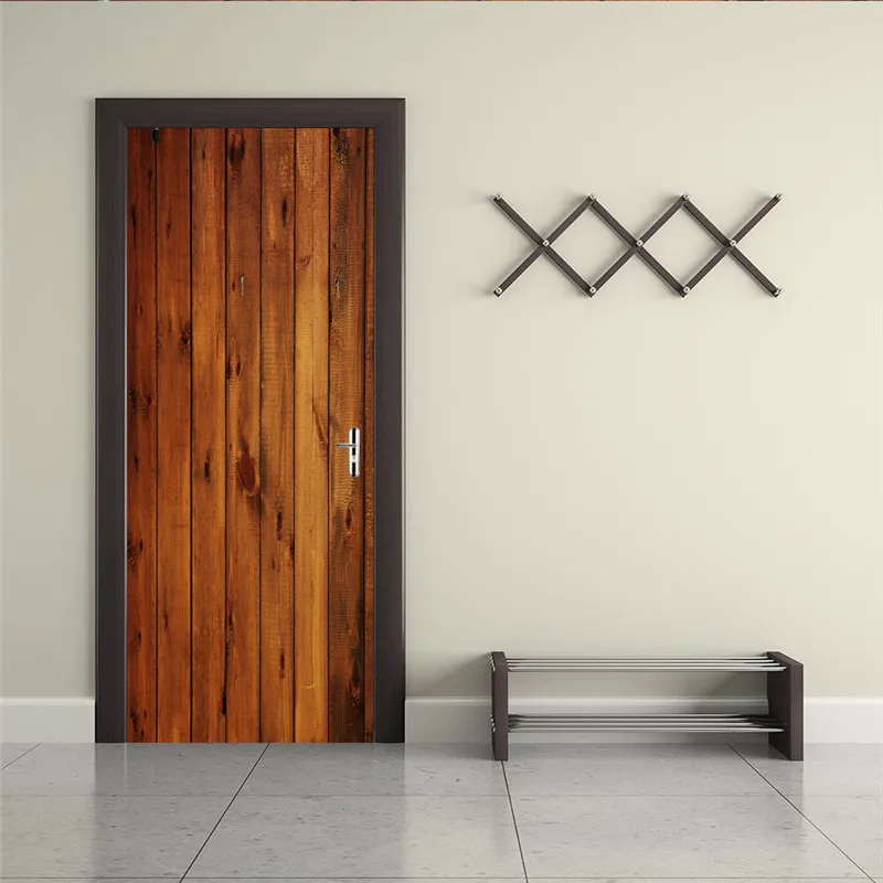 Door Stickers PVC Waterproof Retro Wooden Wallpaper For Doors Living Room Bedroom Home Decor Mural DIY Renovation Decal
Door Stickers PVC Waterproof Retro Wooden Wallpaper For Doors Living Room Bedroom Home Decor Mural DIY Renovation Decal