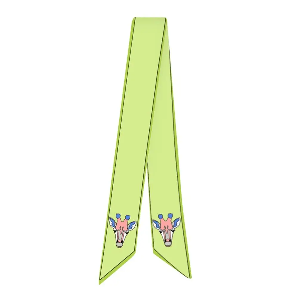 2021 Cute animal pattern printing Variety bag handle tie wrap silk scarf small scarf Ribbon Hair Band 
2021 Cute animal pattern printing Variety bag handle tie wrap silk scarf small scarf Ribbon Hair Band