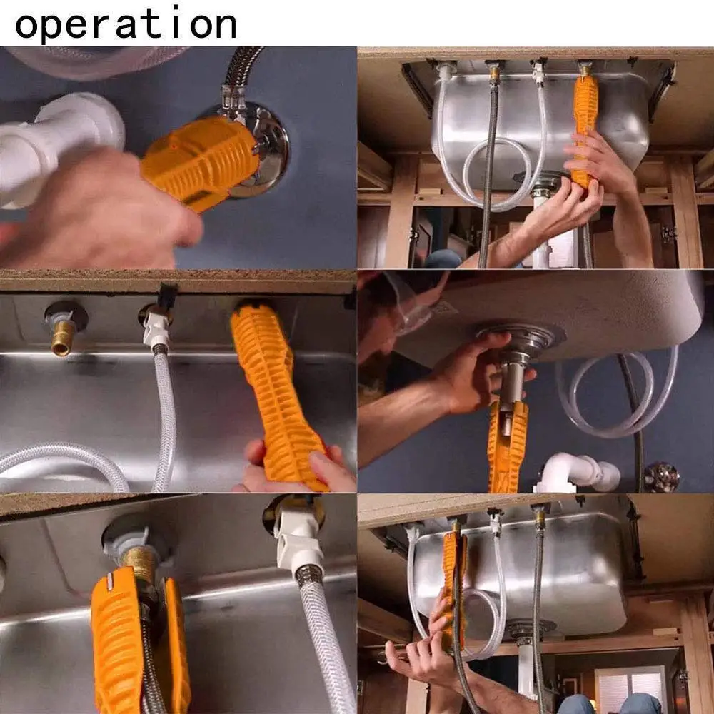 Multifunctional Faucet And Sink Household Wrench Tool For Installer Removal Kitchen Bathroom Plumbing Water Pipe
Multifunctional Faucet And Sink Household Wrench Tool For Installer Removal Kitchen Bathroom Plumbing Water Pipe